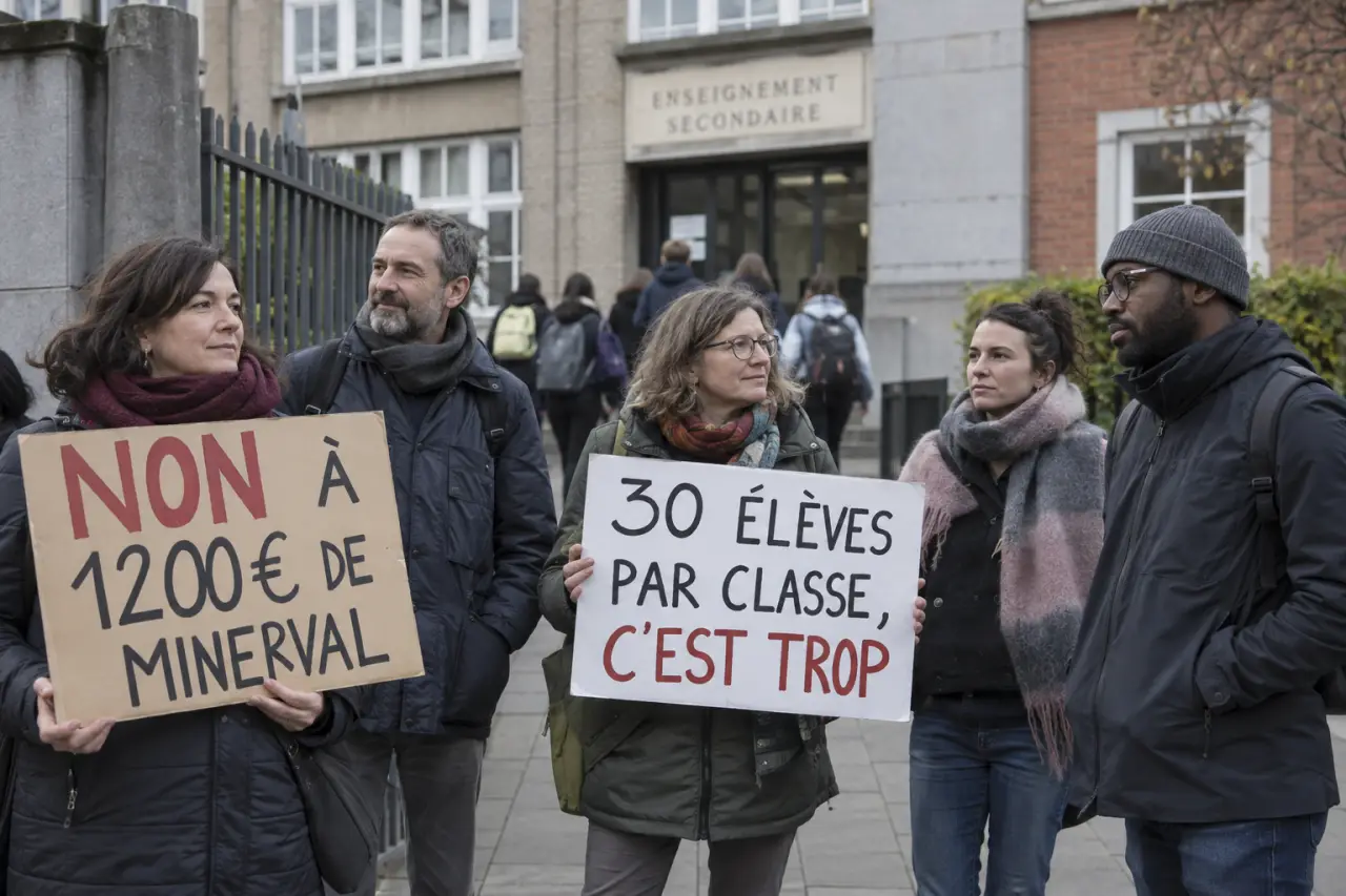 Grève des enseignants en Fédération Wallonie-Bruxelles : 1200 euros de minerval et 30 élèves par classe au cœur du conflit