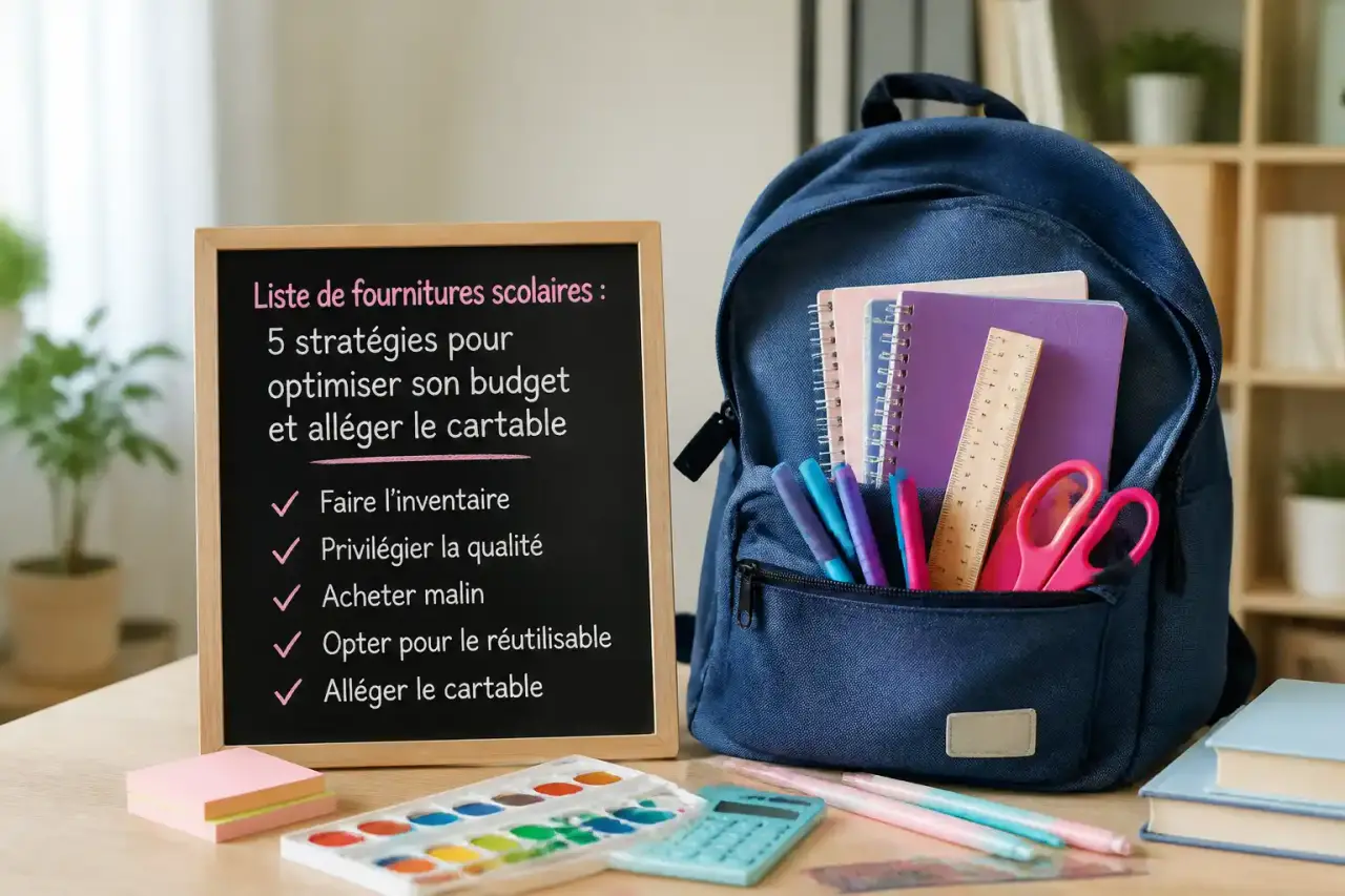 Liste de fournitures scolaires : 5 stratégies pour optimiser son budget et alléger le cartable