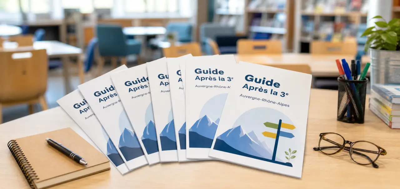 Guide Après la 3e en Auvergne-Rhône-Alpes : 6 livrets pour réussir votre orientation