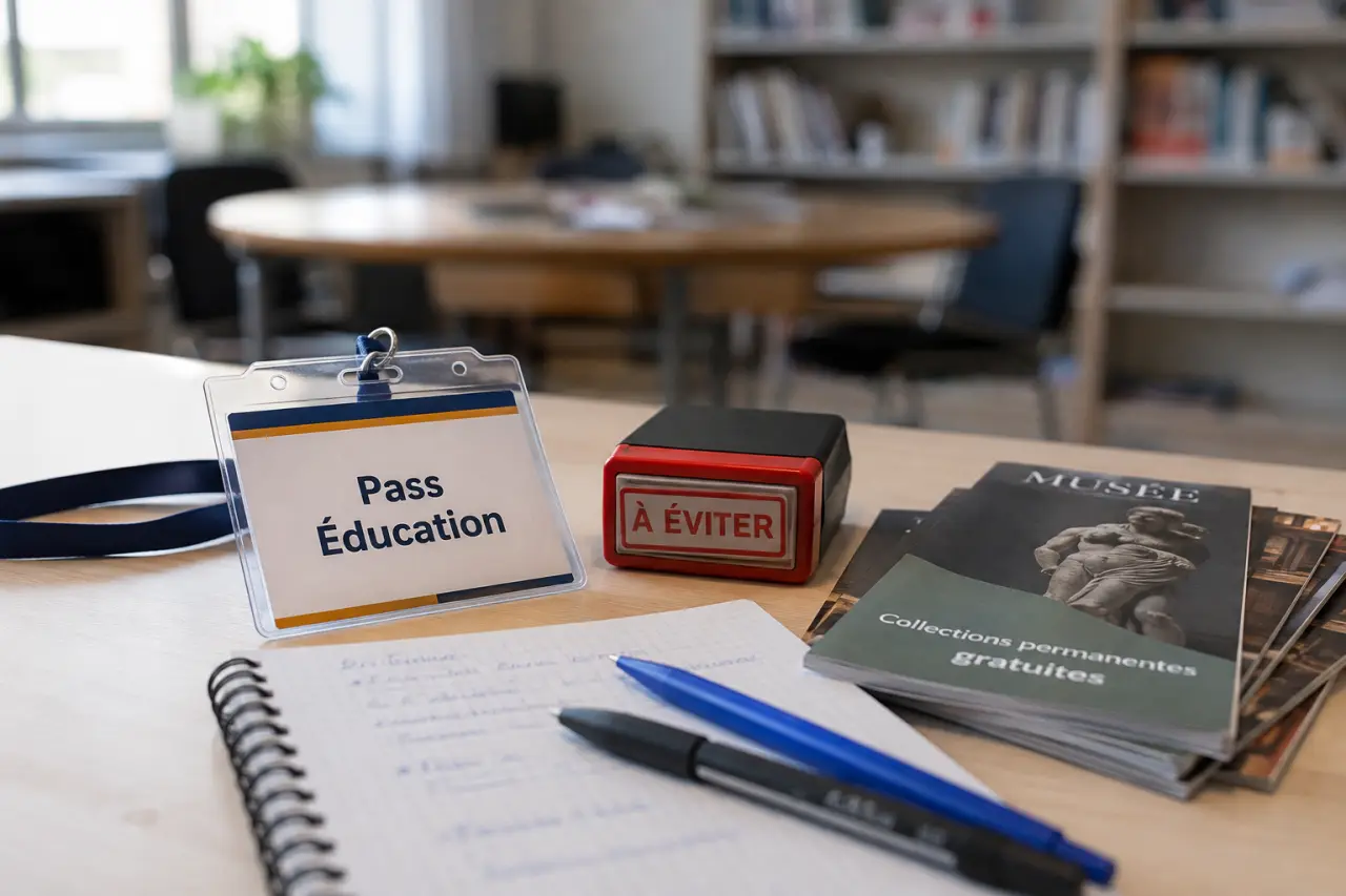 Pass Éducation : gratuité des collections permanentes, tampon et faux pass à éviter