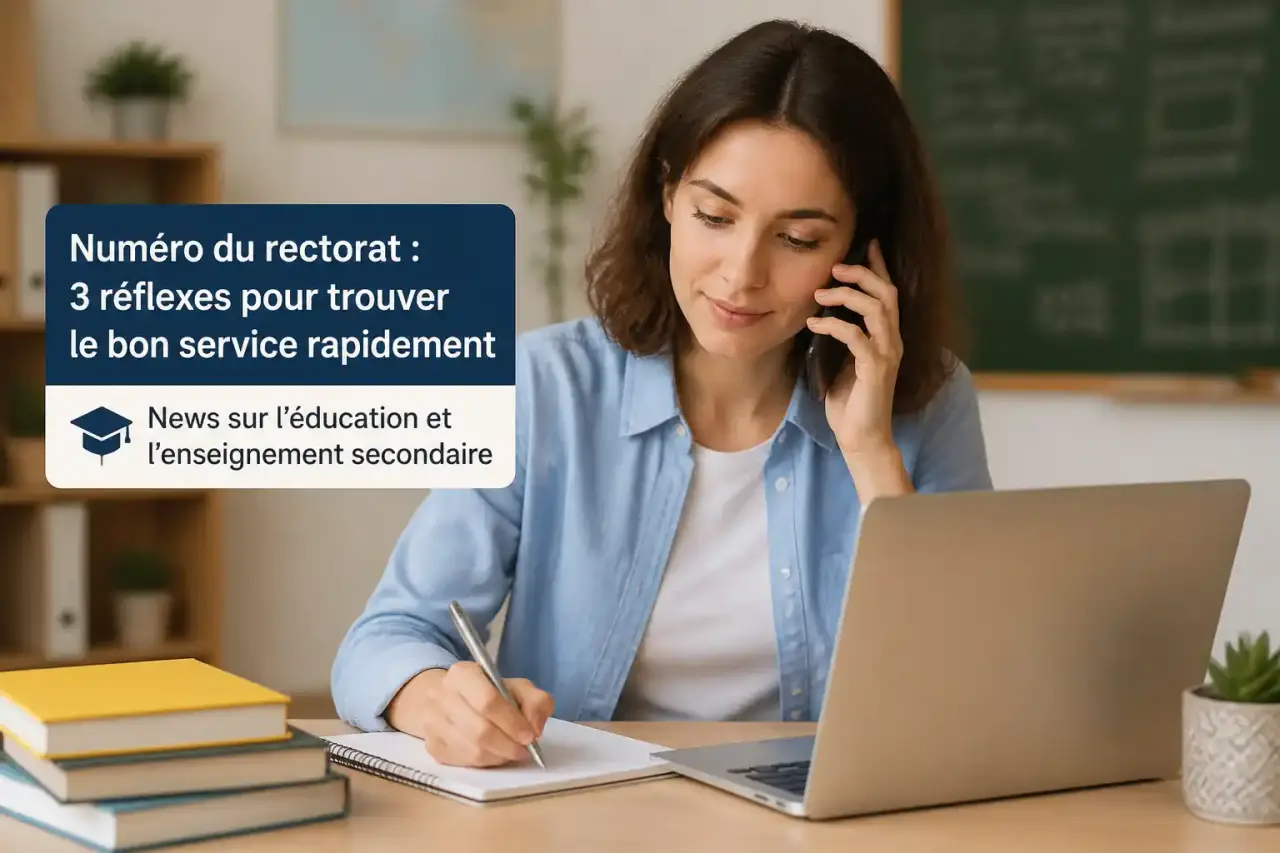 Numéro du rectorat : 3 réflexes pour trouver le bon service rapidement