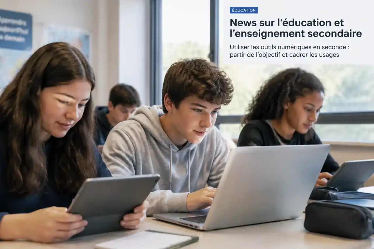 Utiliser les outils numériques en seconde : partir de l’objectif et cadrer les usages